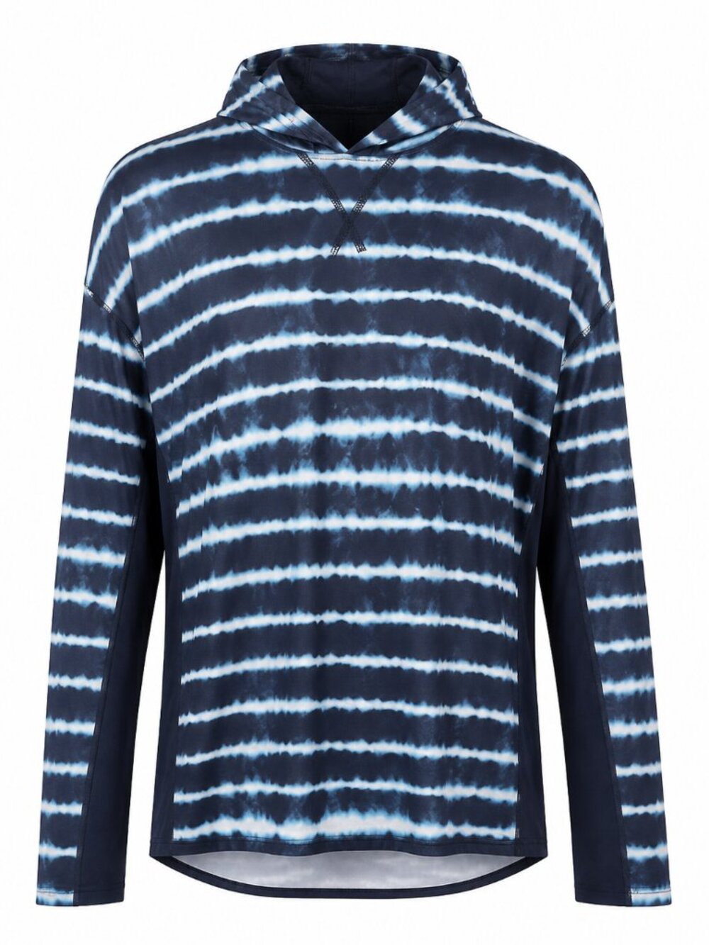 Lands End Mens Long Sleeve Tie Dye Sun Shirt Size XL